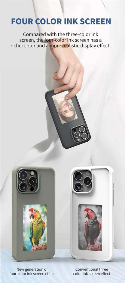 Custom E-Ink iPhone Cover