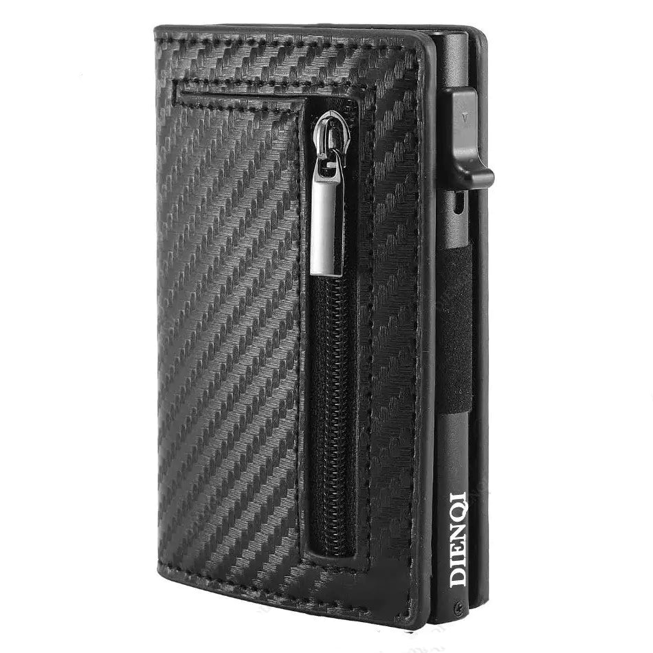 Men's RFID Carbon Leather Wallet
